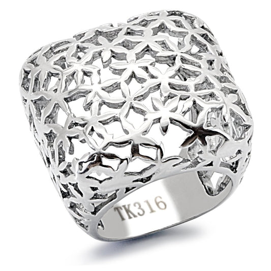 MATK133 - High polished (no plating) Stainless Steel Ring with No Stone