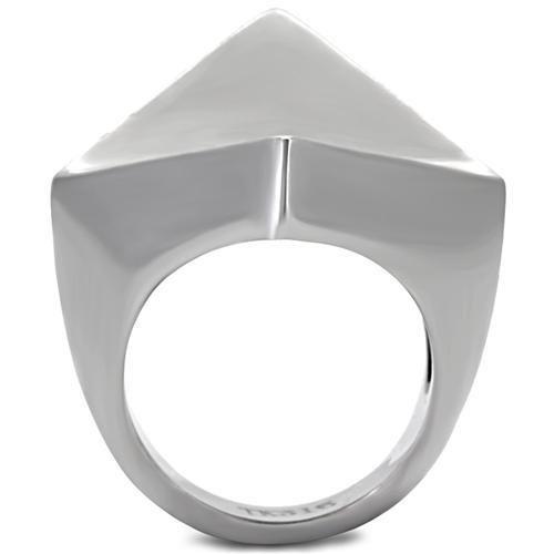 MATK136 - High polished (no plating) Stainless Steel Ring with No Stone