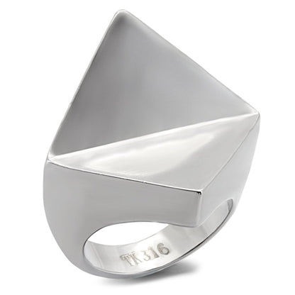 MATK136 - High polished (no plating) Stainless Steel Ring with No Stone