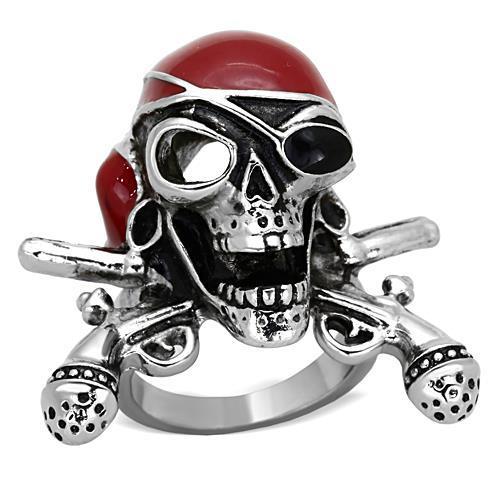 MATK1374 - High polished (no plating) Stainless Steel Ring with Epoxy  in Siam
