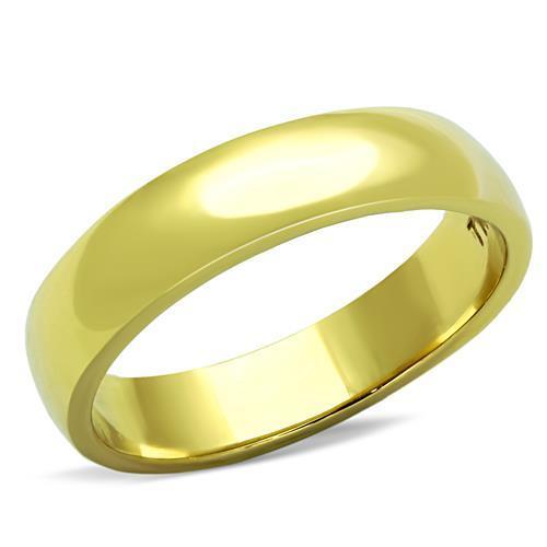 MATK1375G - IP Gold(Ion Plating) Stainless Steel Ring with No Stone
