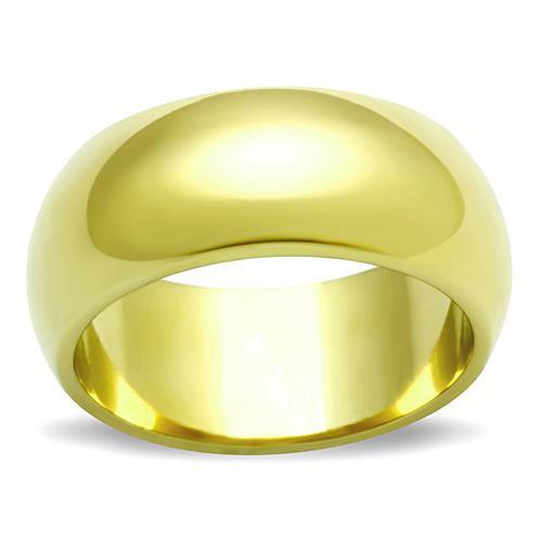 MATK1391 - IP Gold(Ion Plating) Stainless Steel Ring with No Stone