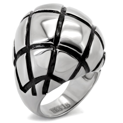 MATK139 - High polished (no plating) Stainless Steel Ring with No Stone