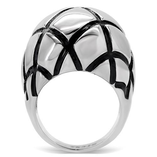 MATK139 - High polished (no plating) Stainless Steel Ring with No Stone