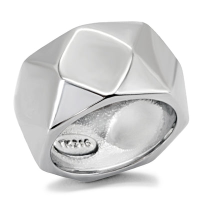 MATK142 - High polished (no plating) Stainless Steel Ring with No Stone