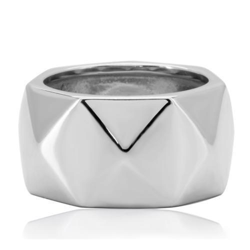 MATK142 - High polished (no plating) Stainless Steel Ring with No Stone