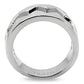MATK143 - High polished (no plating) Stainless Steel Ring with No Stone