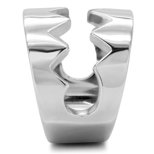 MATK143 - High polished (no plating) Stainless Steel Ring with No Stone