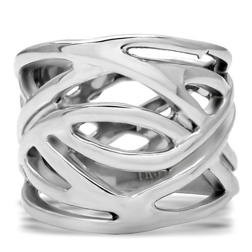 MATK144 - High polished (no plating) Stainless Steel Ring with No Stone