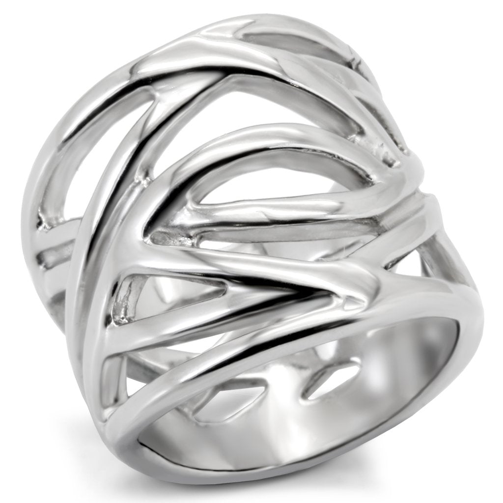 MATK144 - High polished (no plating) Stainless Steel Ring with No Stone
