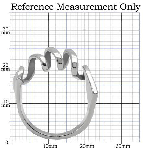 MATK145 - High polished (no plating) Stainless Steel Ring with No Stone