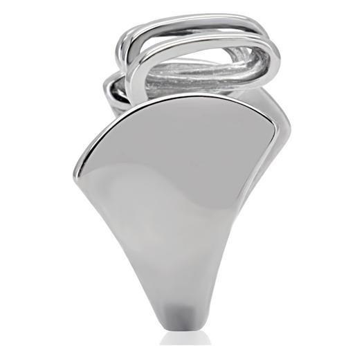 MATK145 - High polished (no plating) Stainless Steel Ring with No Stone