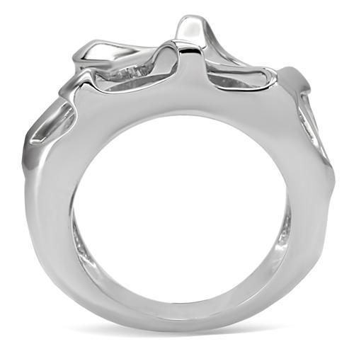 MATK146 - High polished (no plating) Stainless Steel Ring with No Stone