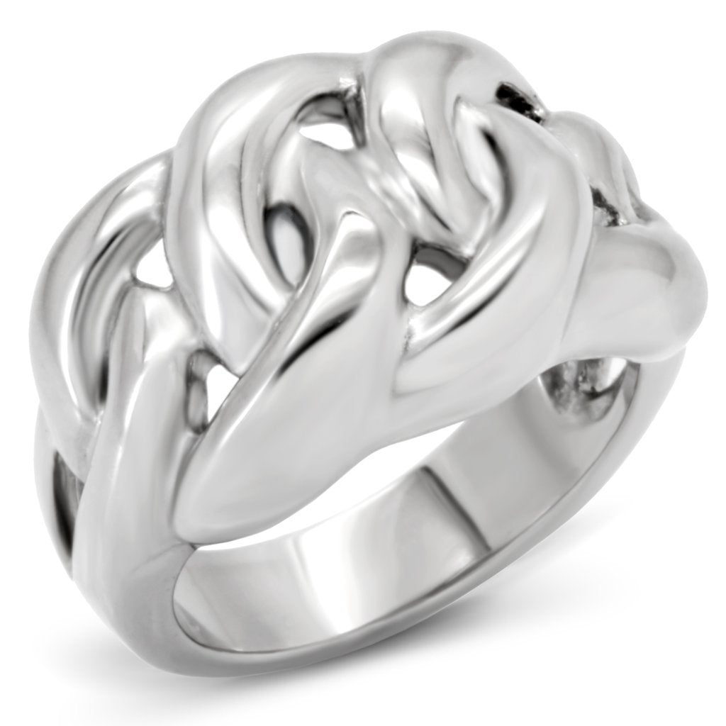 MATK147 - High polished (no plating) Stainless Steel Ring with No Stone