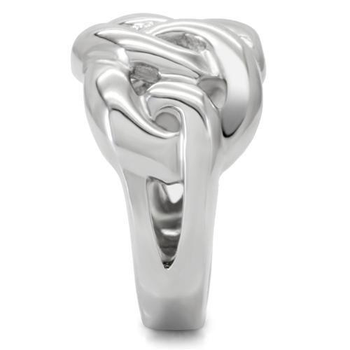 MATK147 - High polished (no plating) Stainless Steel Ring with No Stone