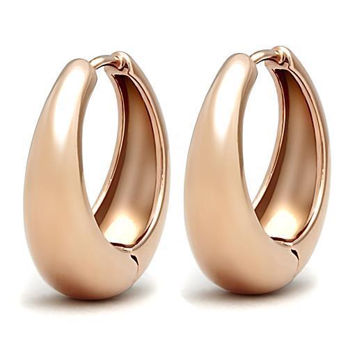 MATK1489 - IP Rose Gold(Ion Plating) Stainless Steel Earrings with No Stone