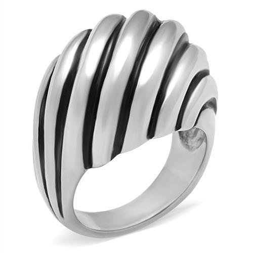 MATK148 - High polished (no plating) Stainless Steel Ring with No Stone