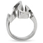 MATK152 - High polished (no plating) Stainless Steel Ring with No Stone