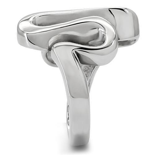 MATK152 - High polished (no plating) Stainless Steel Ring with No Stone