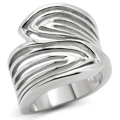 MATK153 - High polished (no plating) Stainless Steel Ring with No Stone