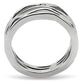 MATK154 - High polished (no plating) Stainless Steel Ring with No Stone