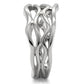 MATK154 - High polished (no plating) Stainless Steel Ring with No Stone