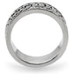 MATK158 - High polished (no plating) Stainless Steel Ring with No Stone