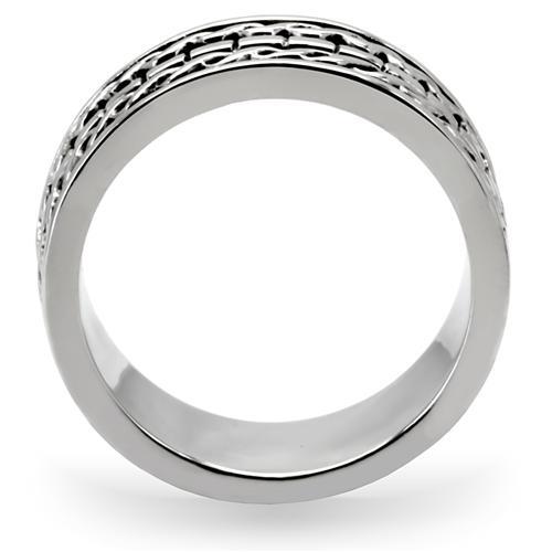 MATK158 - High polished (no plating) Stainless Steel Ring with No Stone