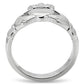 MATK160 - High polished (no plating) Stainless Steel Ring with No Stone