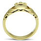MATK160G - IP Gold(Ion Plating) Stainless Steel Ring with No Stone