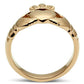 MATK160R - IP Rose Gold(Ion Plating) Stainless Steel Ring with No Stone