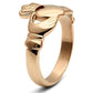 MATK160R - IP Rose Gold(Ion Plating) Stainless Steel Ring with No Stone