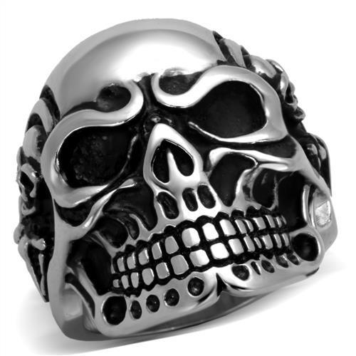 MATK1828 - High polished (no plating) Stainless Steel Ring with No Stone