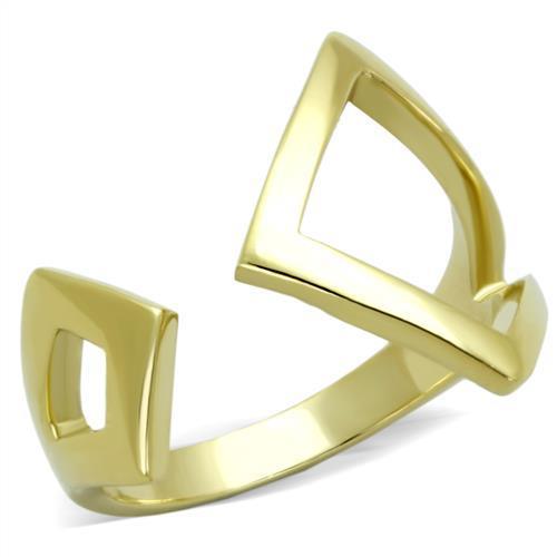 MATK1903 - IP Gold(Ion Plating) Stainless Steel Ring with No Stone