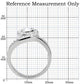 MATK195 - High polished (no plating) Stainless Steel Ring with AAA Grade CZ  in Clear