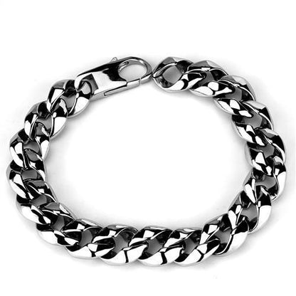 MATK1975 - High polished (no plating) Stainless Steel Bracelet with No Stone