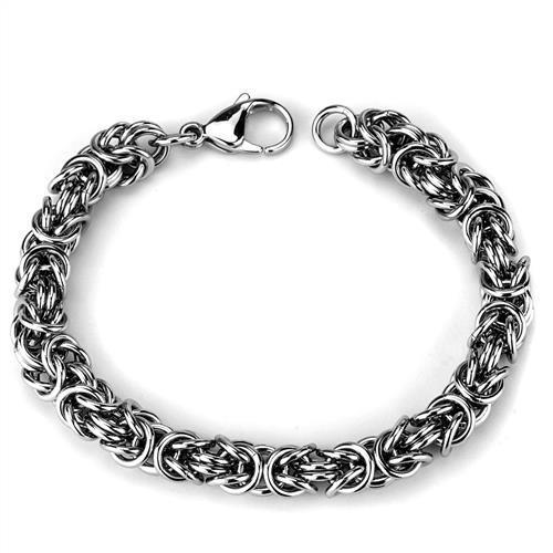 MATK1979 - High polished (no plating) Stainless Steel Bracelet with No Stone