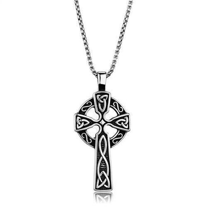 MATK1994 - High polished (no plating) Stainless Steel Necklace with No Stone