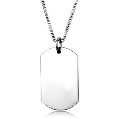 MATK1995 - High polished (no plating) Stainless Steel Necklace with No Stone