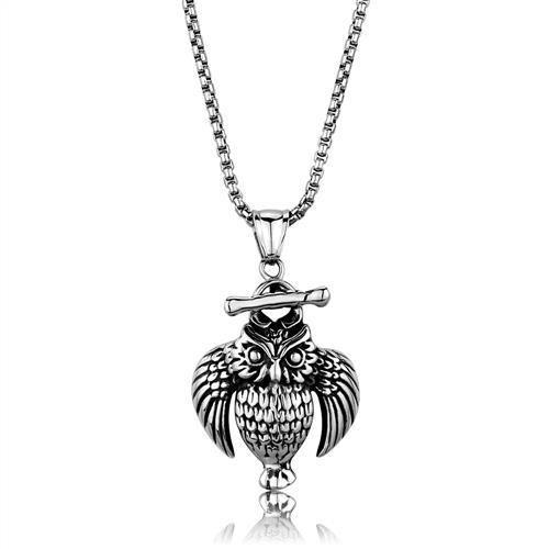 MATK1996 - High polished (no plating) Stainless Steel Necklace with No Stone