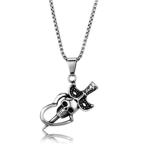 MATK1997 - High polished (no plating) Stainless Steel Necklace with No Stone