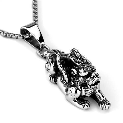 MATK1998 - High polished (no plating) Stainless Steel Necklace with No Stone
