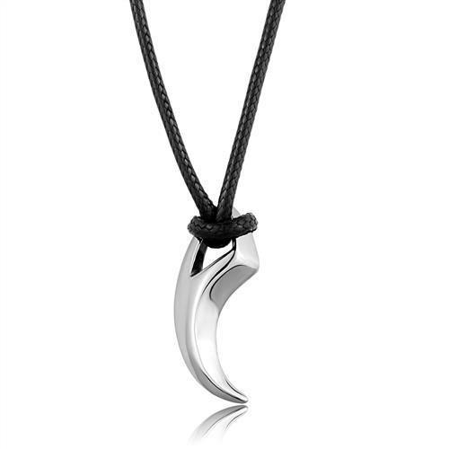 MATK2004 - High polished (no plating) Stainless Steel Necklace with No Stone