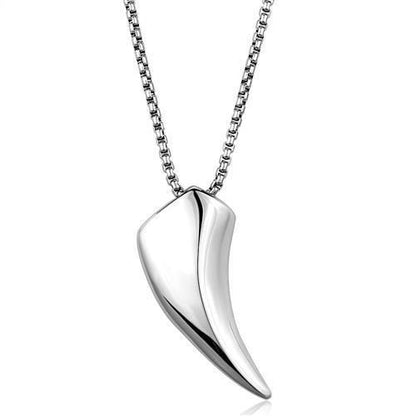 MATK2006 - High polished (no plating) Stainless Steel Necklace with No Stone