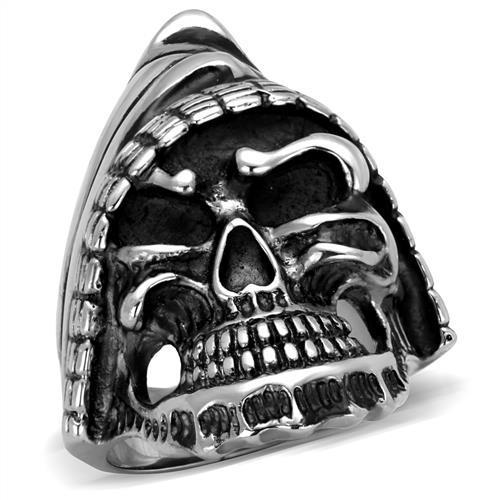 MATK2056 - High polished (no plating) Stainless Steel Ring with No Stone