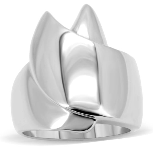 MATK207 - High polished (no plating) Stainless Steel Ring with No Stone