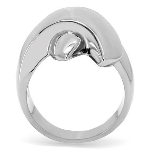 MATK207 - High polished (no plating) Stainless Steel Ring with No Stone