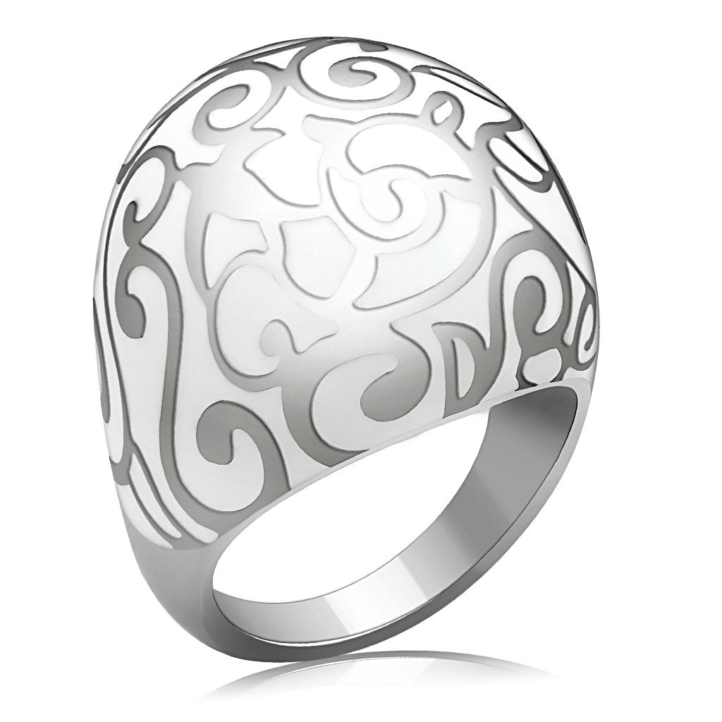 MATK215 - High polished (no plating) Stainless Steel Ring with No Stone