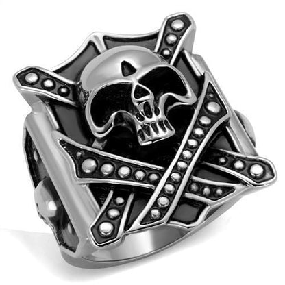 MATK2242 - High polished (no plating) Stainless Steel Ring with No Stone