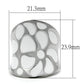 MATK224 - High polished (no plating) Stainless Steel Ring with No Stone